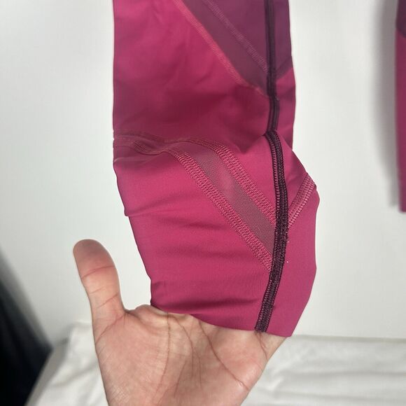 Lululemon Colour Me Ombre Tight 28" Leggings Dark Adobe Blush Berry Violet Red 6 - Picture 5 of 12